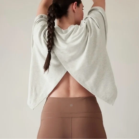 Athleta Bliss Sweatshirt Top Size M - Picture 5 of 5